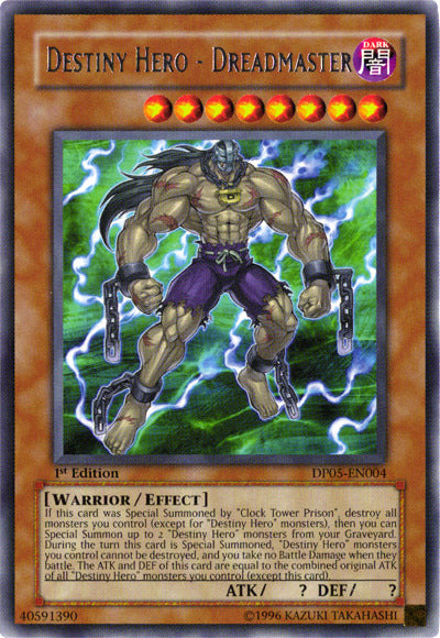 Destiny Hero - Dreadmaster [DP05-EN004] Rare 