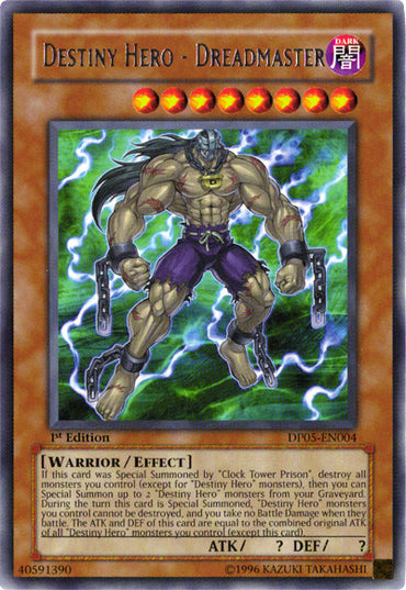 Destiny Hero - Dreadmaster [DP05-EN004] Rare 