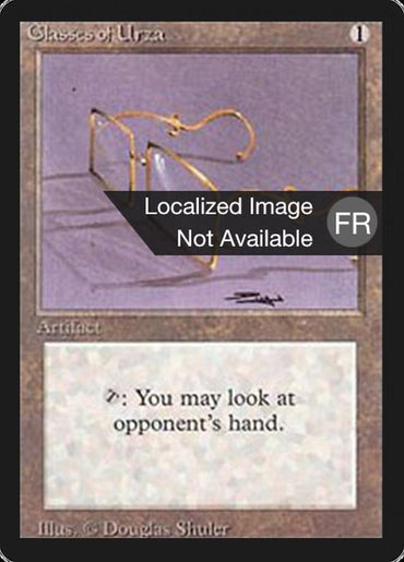 Glasses of Urza [Foreign Black Border] 