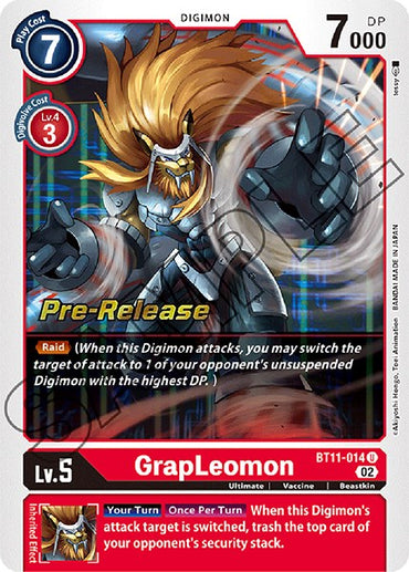GrapLeomon [BT11-014] [Dimensional Phase Pre-Release Promos] 