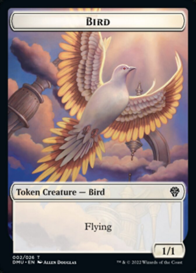 Bird (002) // Elemental Double-Sided Token [Dominaria United Tokens] 