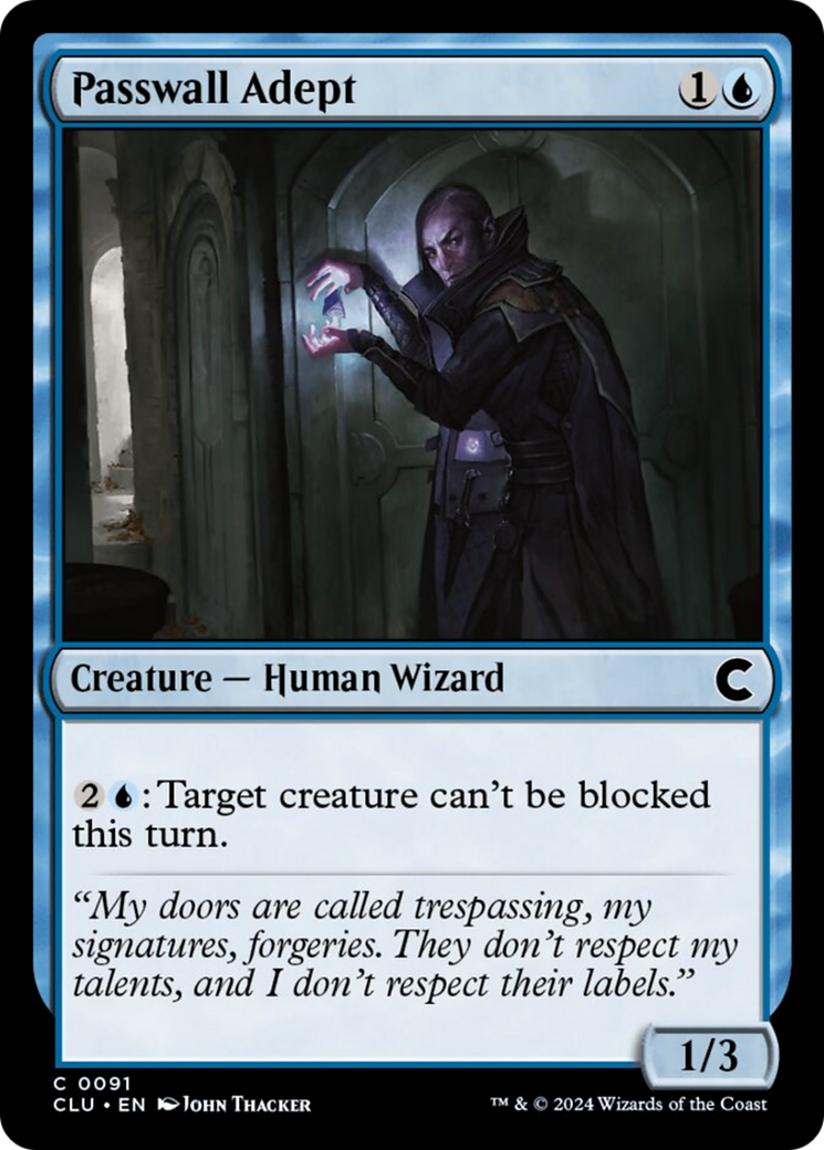 Passwall Adept [Ravnica: Clue Edition] 