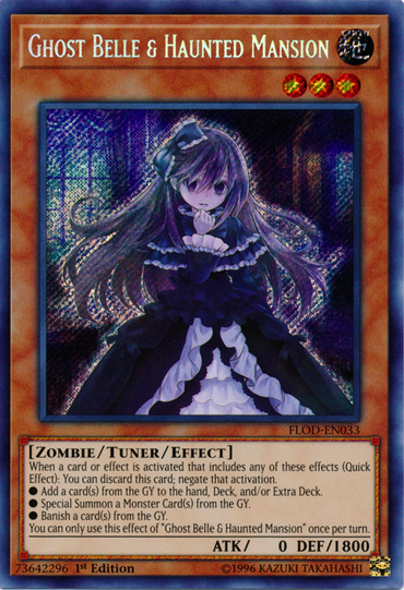 Ghost Belle &amp; Haunted Mansion [FLOD-EN033] Secret Rare 