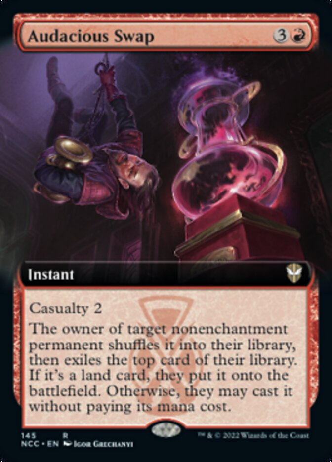 Audacious Swap (Extended Art) [Streets of New Capenna Commander] 