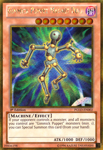 Gimmick Puppet Magnet Doll [PGLD-EN002] Gold Secret Rare 