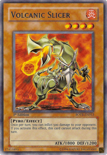 Volcanic Slicer [FOTB-EN012] Rare 