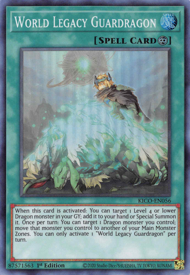 World Legacy Guardragon [KICO-EN056] Super Rare 