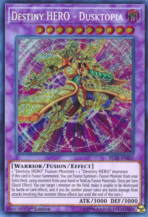 Destiny Hero - Dusktopia [BLLR-EN025] Secret Rare 