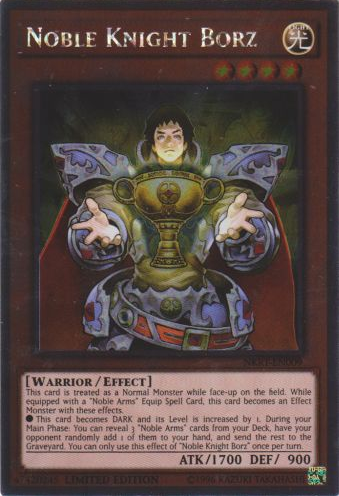 Noble Knight Borz [NKRT-EN009] Platinum Rare 