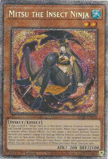 Mitsu the Insect Ninja [DABL-EN016] Starlight Rare 