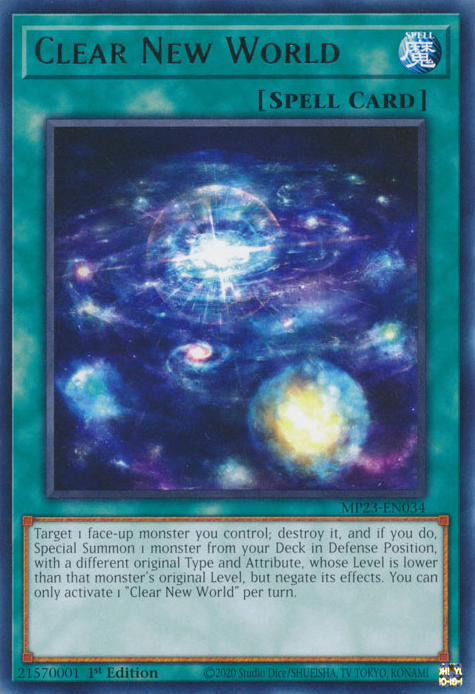Clear New World [MP23-EN034] Rare 