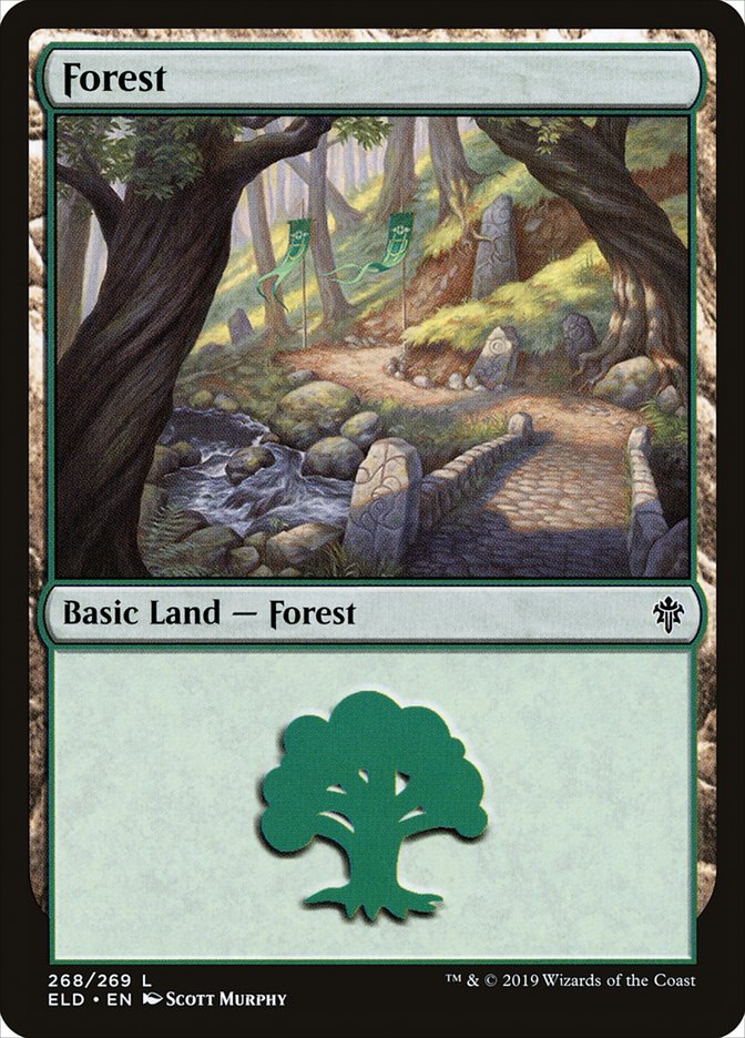 Forest (268) [Throne of Eldraine] 