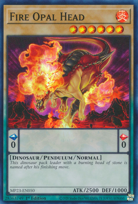 Fire Opal Head [MP23-EN050] Super Rare 