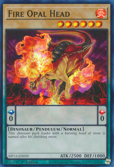 Fire Opal Head [MP23-EN050] Super Rare 