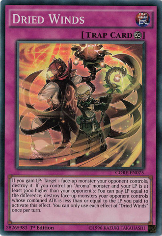 Dried Winds [CORE-EN075] Super Rare 