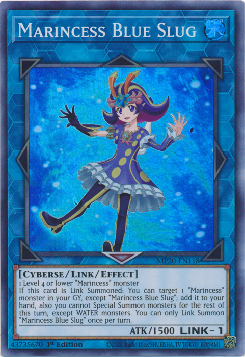 Marincess Blue Slug [MP20-EN118] Super Rare 