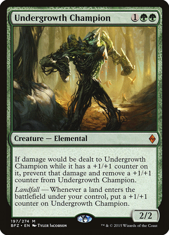 Undergrowth Champion [Battle for Zendikar] 