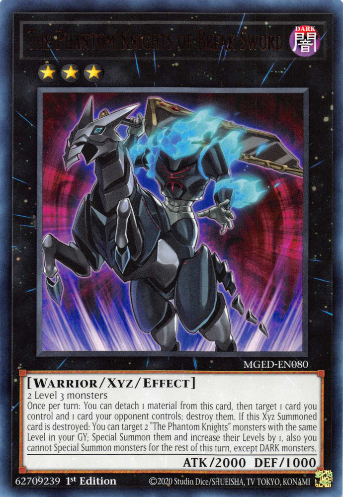 The Phantom Knights of Break Sword [MGED-EN080] Rare 