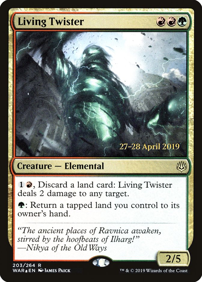 Living Twister [War of the Spark Prerelease Promos] 