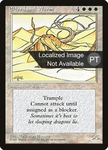 Elder Land Wurm [Fourth Edition (Foreign Black Border)] 