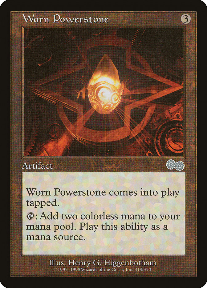 Worn Powerstone [Urza's Saga] 