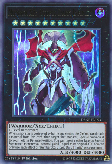 Number XX: Utopic Dark Infinity [DANE-EN093] Ultra Rare 