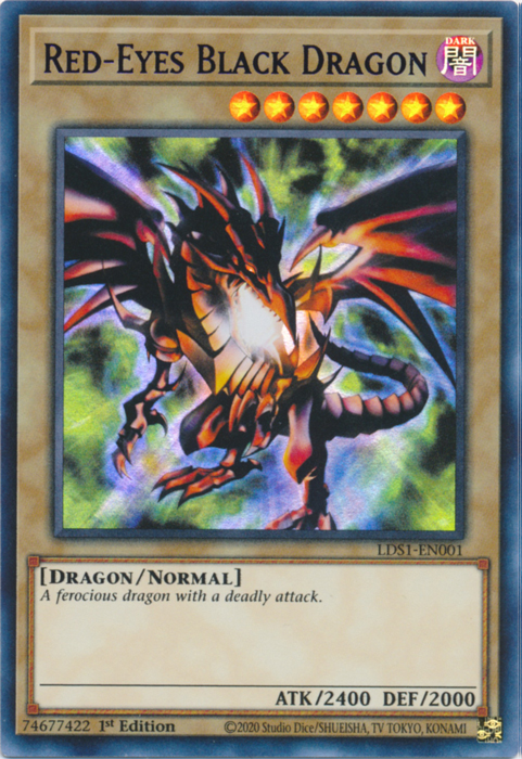 Red-Eyes Black Dragon (Purple) [LDS1-EN001] Ultra Rare 