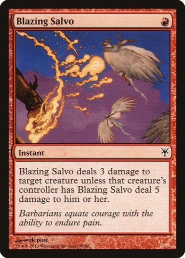 Blazing Salvo [Duel Decks: Sorin vs. Tibalt] 