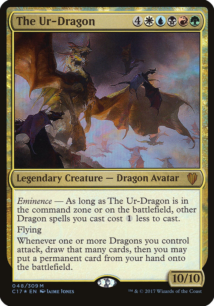 The Ur-Dragon (Oversized) [Commander 2017 Oversized] 