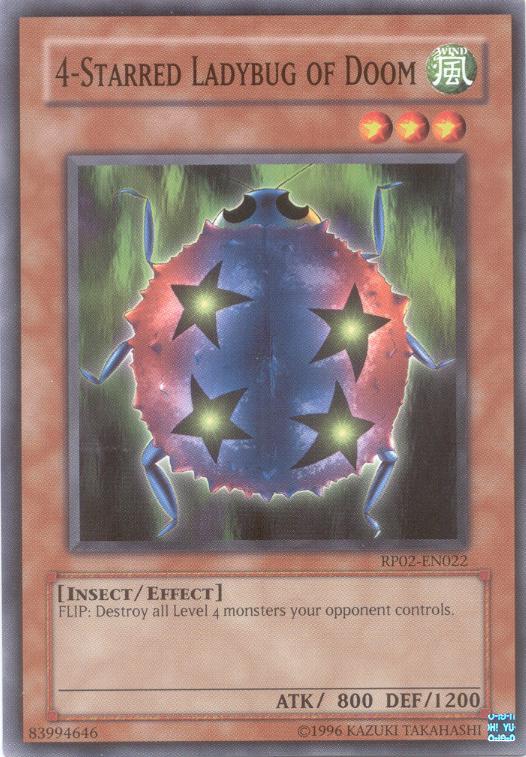 4-Starred Ladybug of Doom [RP02-EN022] Common 