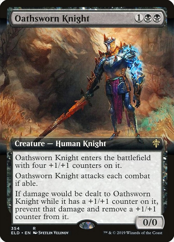 Oathsworn Knight (Extended Art) [Throne of Eldraine] 