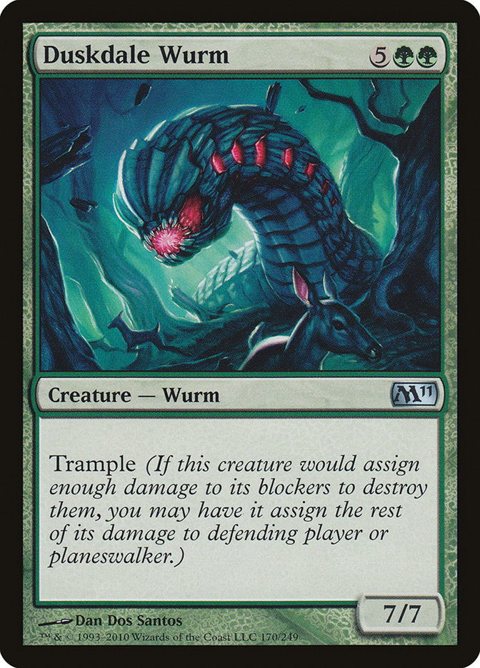 Duskdale Wurm [Magic 2011] 