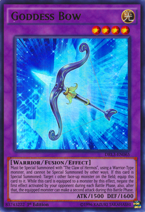 Goddess Bow [DRL3-EN065] Ultra Rare 