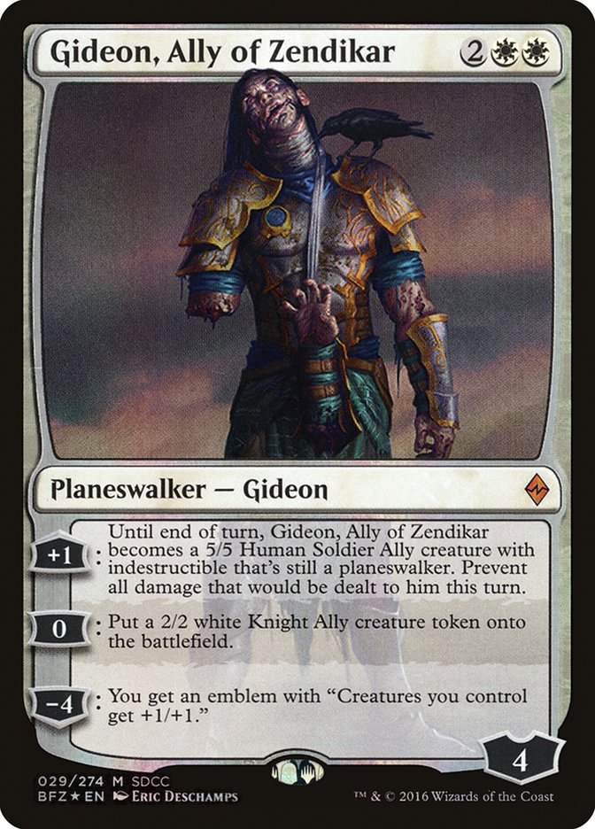 Gideon, Ally of Zendikar [San Diego Comic-Con 2016] 