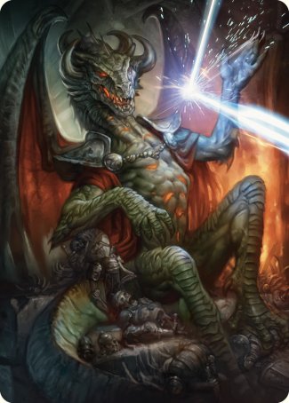 Deflecting Swat Art Card [Commander Masters Art Series] 