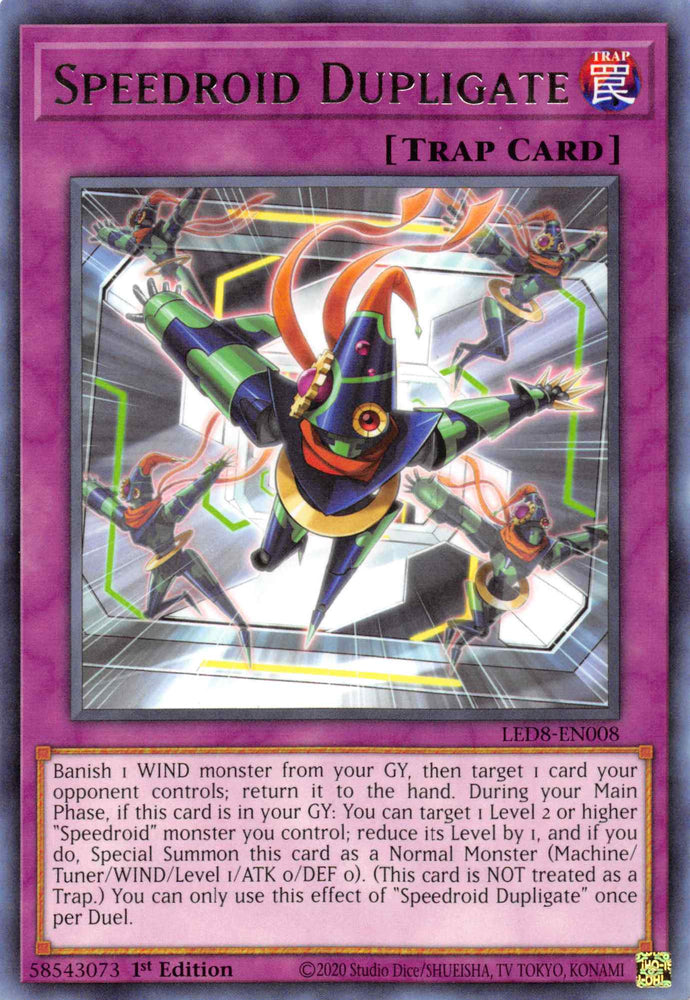 Speedroid Dupligate [LED8-EN008] Rare 