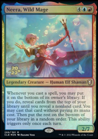 Neera, Wild Mage [Commander Legends: Battle for Baldur's Gate Prerelease Promos] 