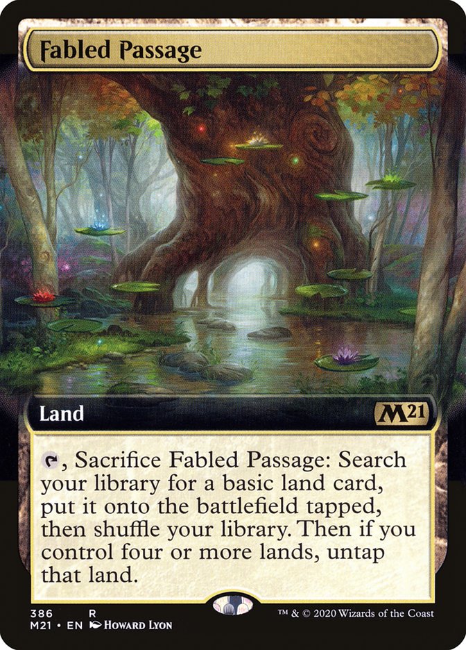 Fabled Passage (Extended Art) [Core Set 2021] 