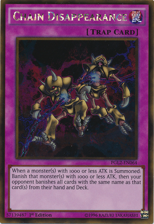 Chain Disappearance [PGL2-EN064] Gold Rare 