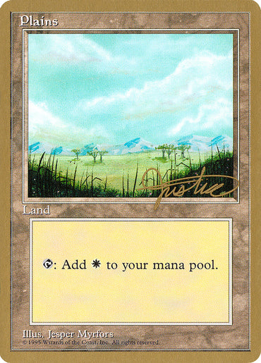 Plains (mj365) (Mark Justice) [Pro Tour Collector Set] 