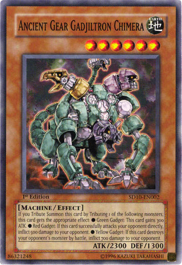 Ancient Gear Gadjiltron Chimera [SD10-EN002] Common 