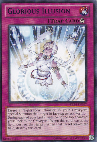Glorious Illusion (Blue) [DL14-EN017] Rare 