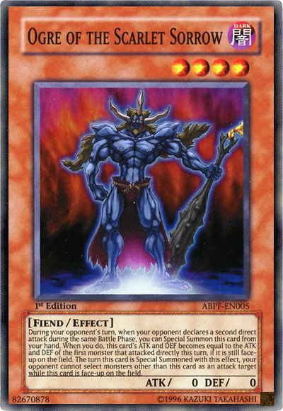 Ogre of the Scarlet Sorrow [ABPF-EN005] Super Rare 
