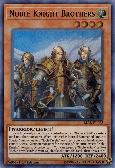 Noble Knight Brothers [BLRR-EN072] Ultra Rare 