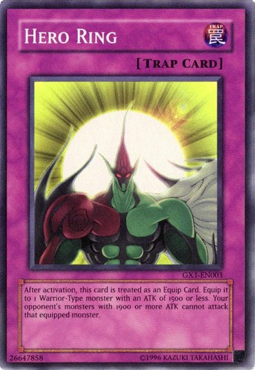 Hero Ring [GX1-EN003] Super Rare 
