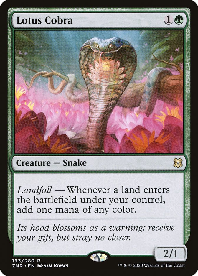 Lotus Cobra [Zendikar Rising] 