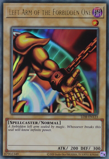 Left Arm of the Forbidden One (25th Anniversary) [LOB-EN123] Ultra Rare 