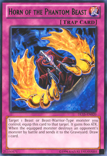Horn of the Phantom Beast (Green) [DL15-EN020] Rare 