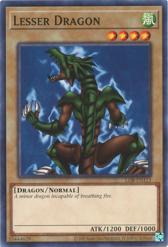 Lesser Dragon (25th Anniversary) [LOB-EN113] Common 