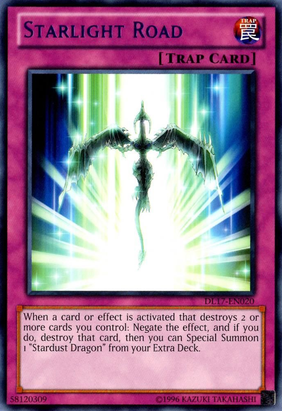 Starlight Road (Purple) [DL17-EN020] Rare 